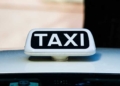 a taxi sign