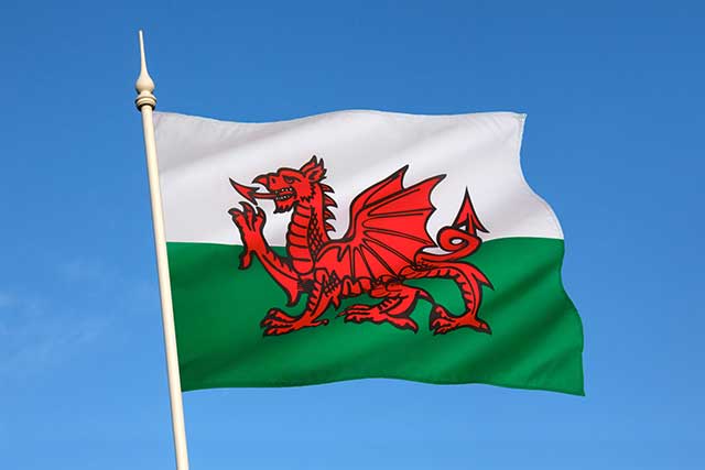 a wales flag