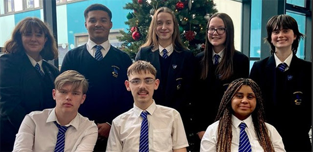 a group of school pupils