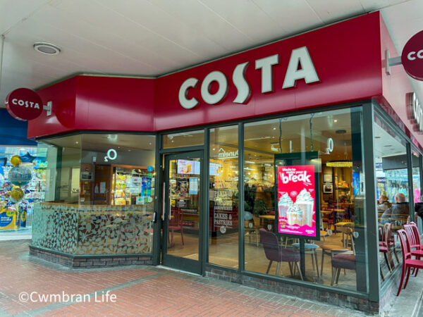 Donate, buy and swap books at Costa Cwmbran