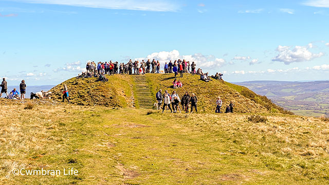 walkers on top of twmbarlwym