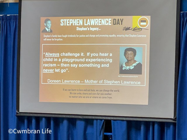a photo and quote from Doreen Lawrence