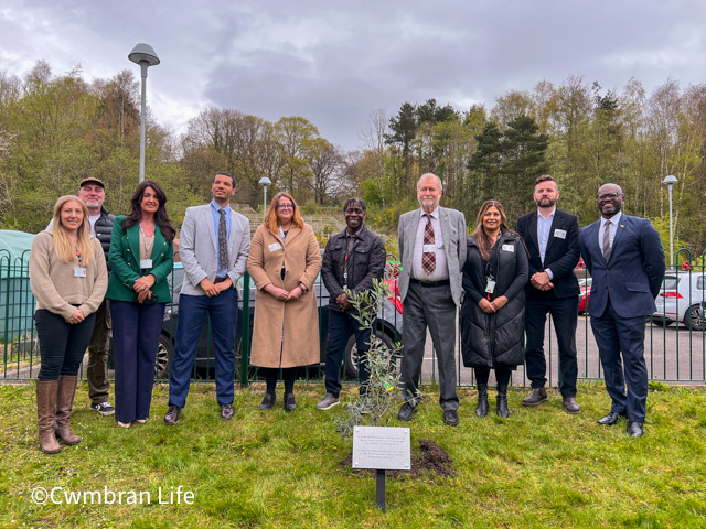 Guests at the tree planting service for Stephen Lawrence Day