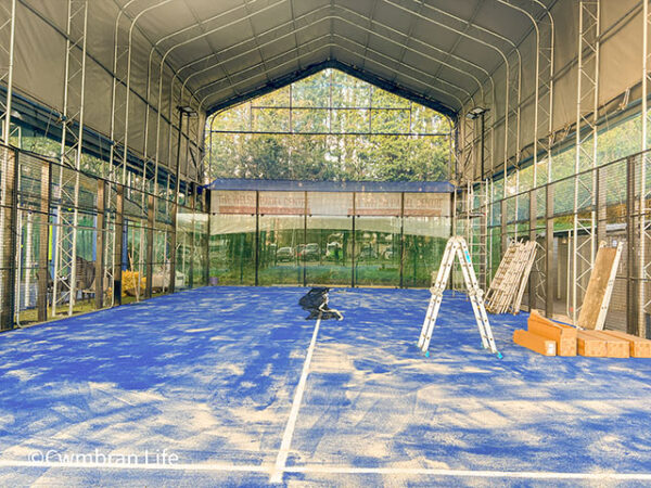 Padel: Work starts to open third court in Cwmbran