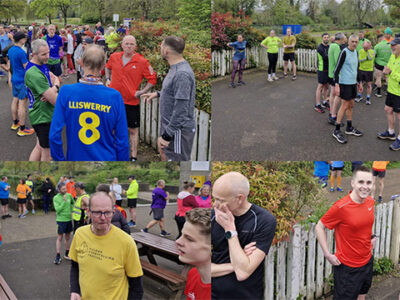 Over 130 runners test out new Cwmbran Parkrun route