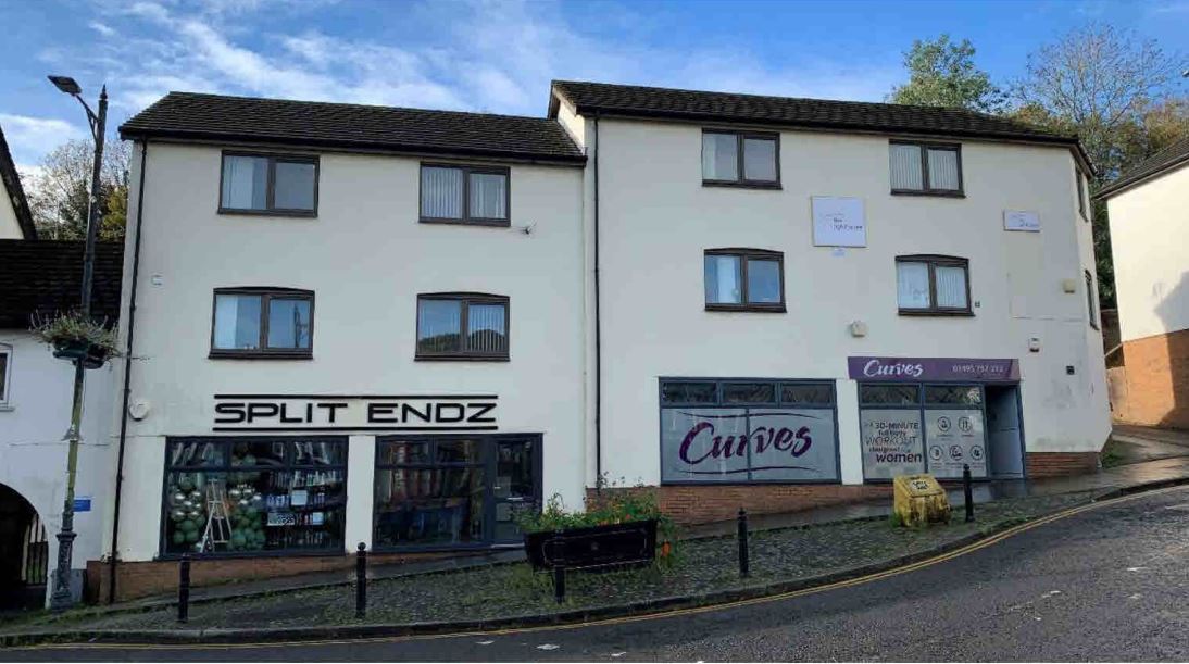 The Lighthouse is based above these commercial units in George Street, Pontypool.