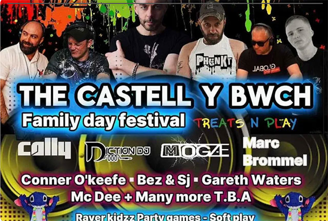 a poster featuring DJs at a music festival