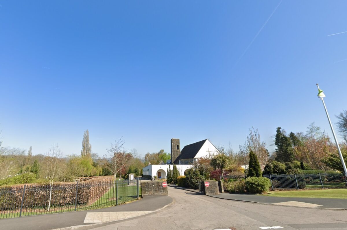 Gwent Crematorium at Croesyceiliog, Cwmbran, Torfaen.