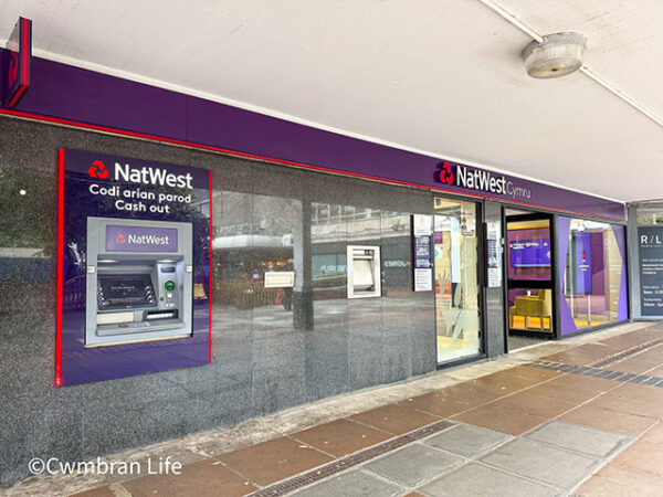 NatWest Cwmbran: Branch to close due to drop in customers