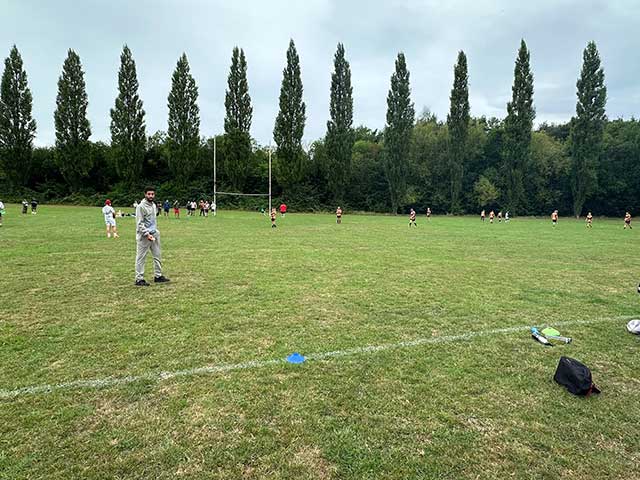 a rugby pitch