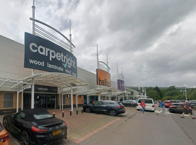 The former Carpetright store in Cwmbran.