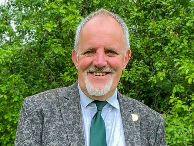 Ian Chandler - Green Party candidate for the Sir Fynwy Torfaen constituency