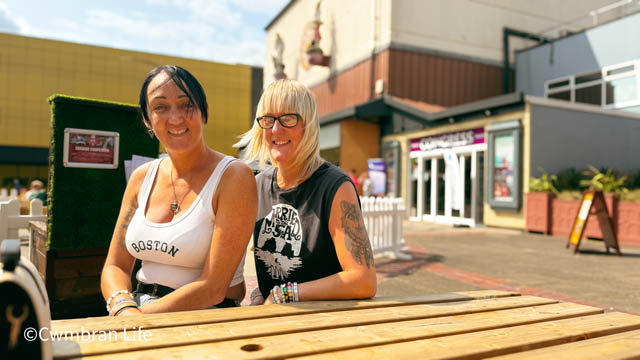 Sisters Clare and Rowan Luxton