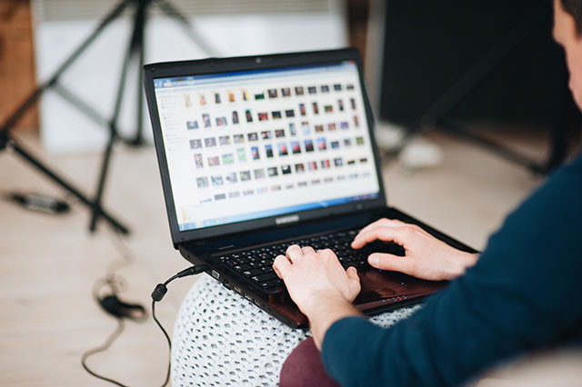 a laptop