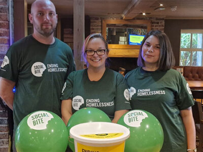 Harvester staff saddle up for 50-mile charity cycle for homelessness charity Social Bite