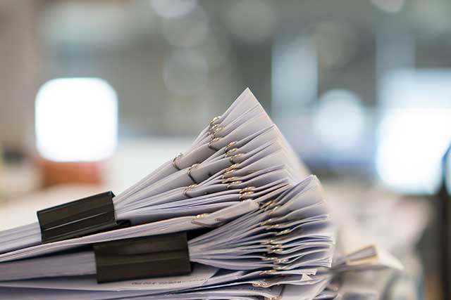 Stack of paper