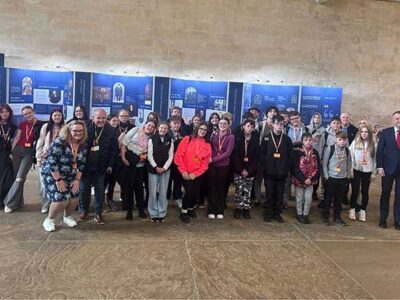 Cwmbran High School’s young carers give presentation to councillors