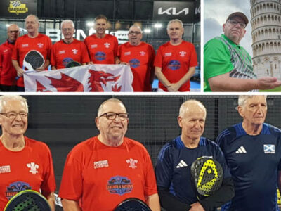 Cwmbran Padel player defies sight loss to represent Wales