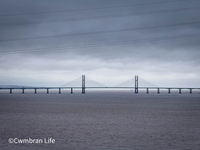 a large bridge across an estuary