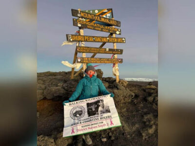 Torfaen woman climbs Mount Kilimanjaro in memory of her parents
