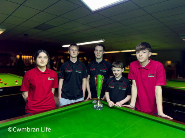 Redz young snooker players win Newport City Division 1 League