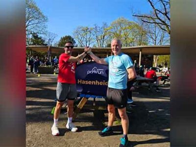Cwmbran running pals in shock Berlin parkrun coincidence