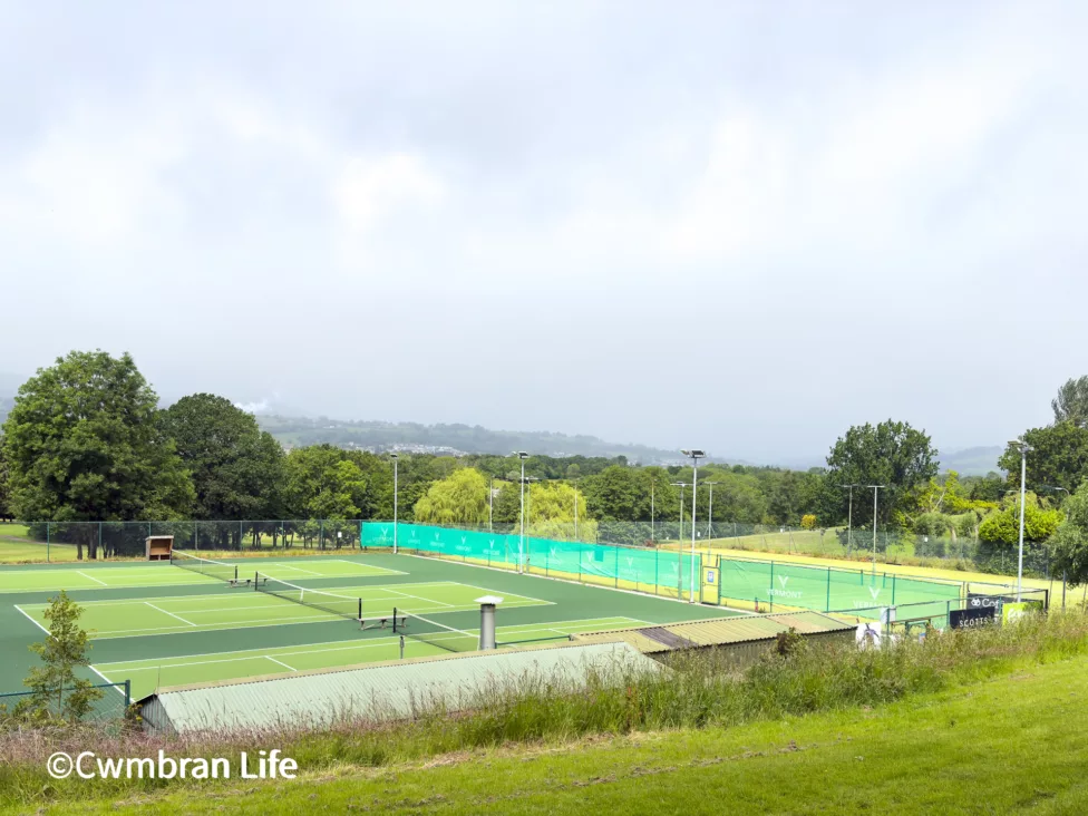 tennis courts