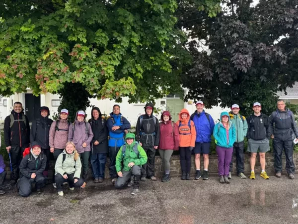 Grange University Hospital team conquer Abergavenny Three Peaks