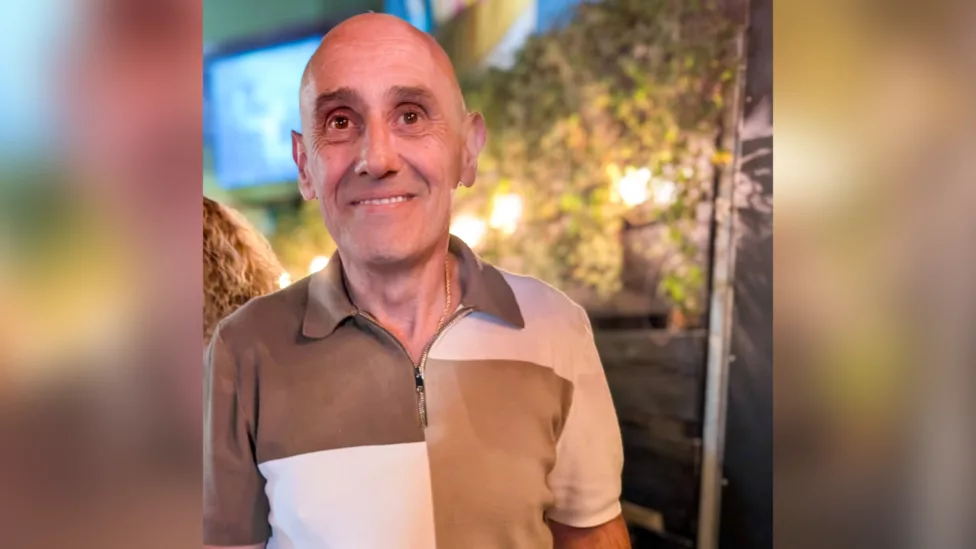 Vinny Rio stood in a pub