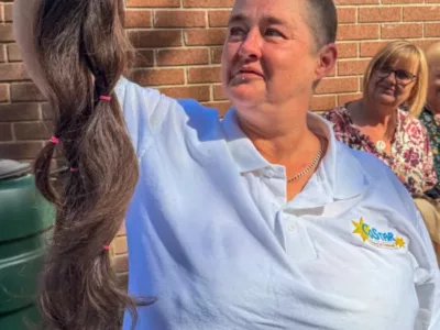 Cwmbran woman has hair cut off for the Little Princess Trust